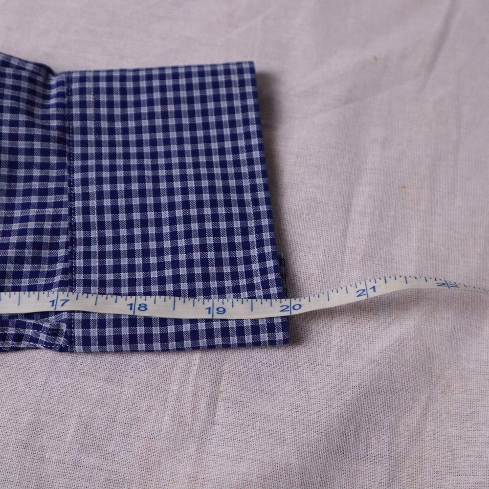 US Polo Assn Mens Blue White Gingham Check Button Down Shirt 14.5 32/33 Small - Picture 7 of 8